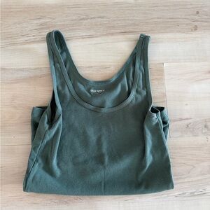 Old Navy Forest Green Sleeveless Top